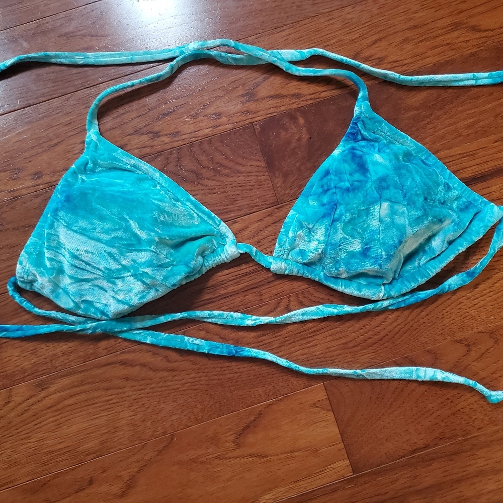 Crushed Velvet Bikini top
